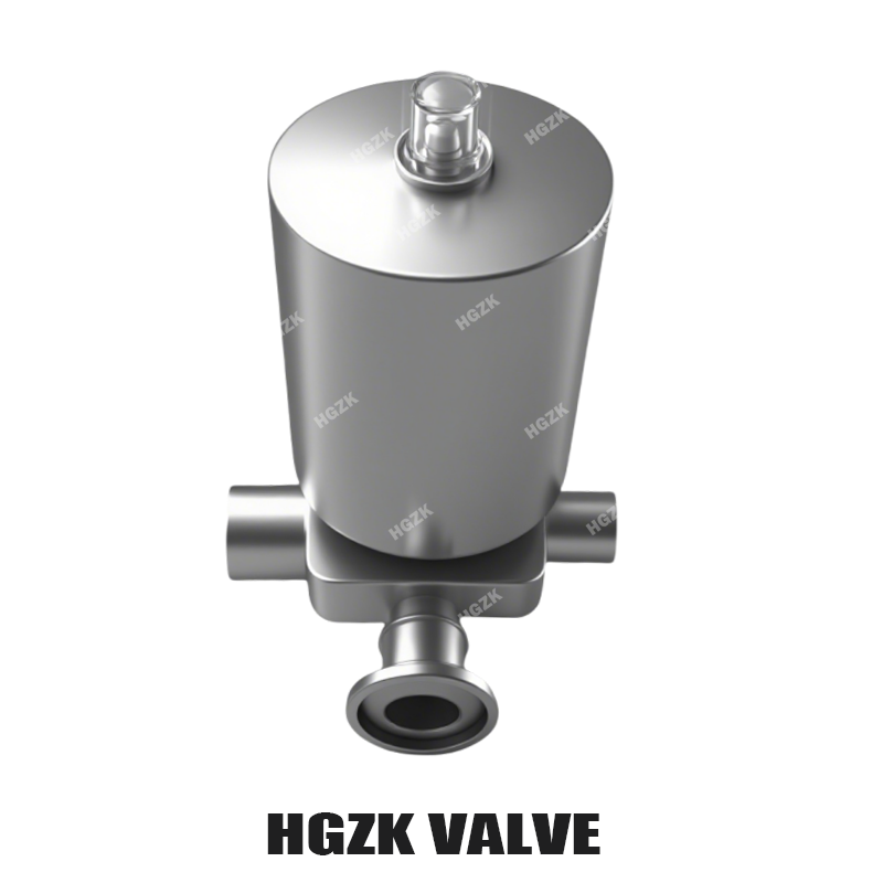 Pneumatic Tee Quick-installation Diaphragm Valve
