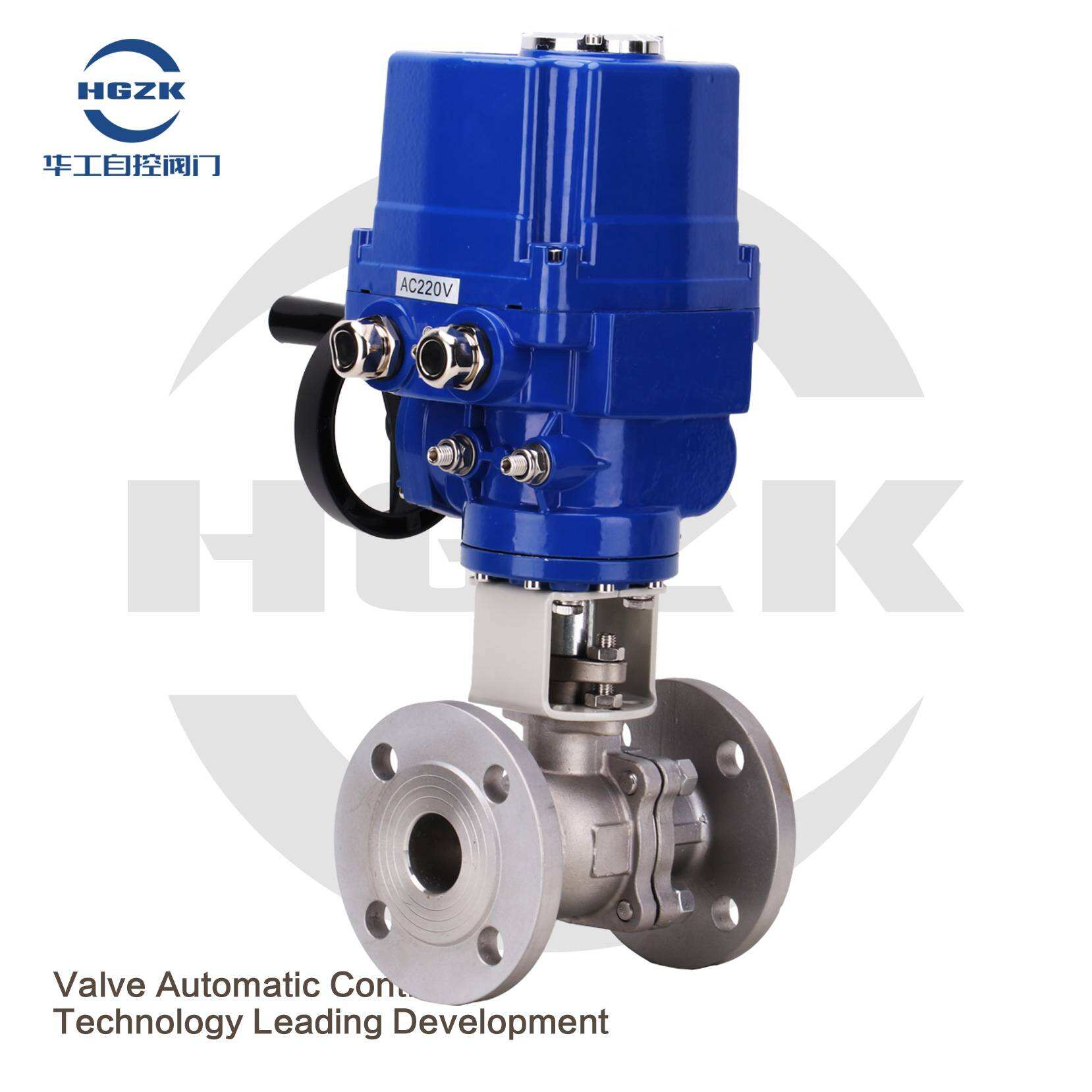 EQV-2PPF QT Explosion-proof Electric Stainless Steel Flange Ball Valve
