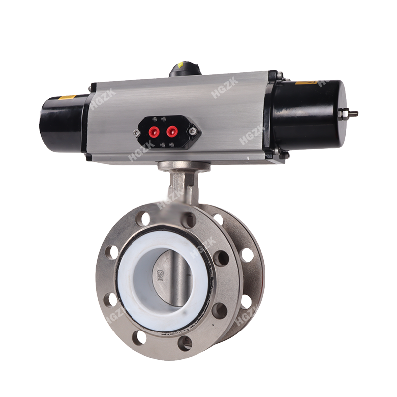 Pneumatic Scotch Yoke Flange Ball Valve