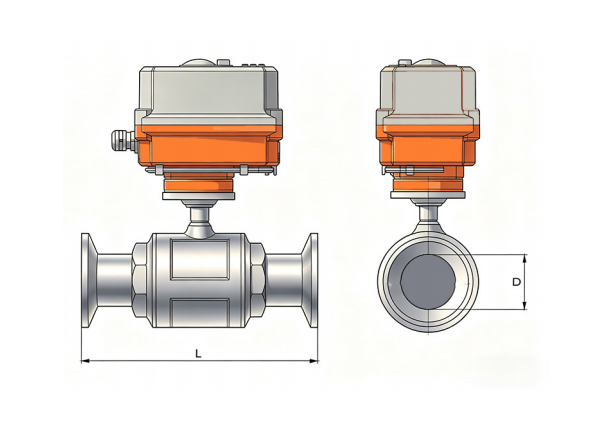 Clamp-End Ball Valve