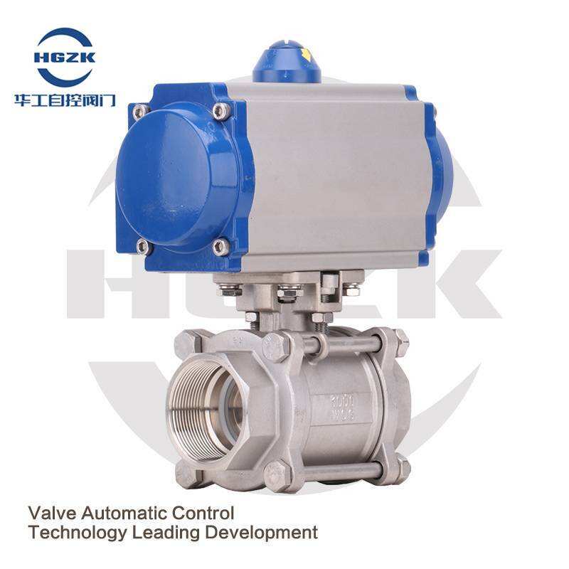 PQV-6PPF Pneumatic Threaded Ball Valve