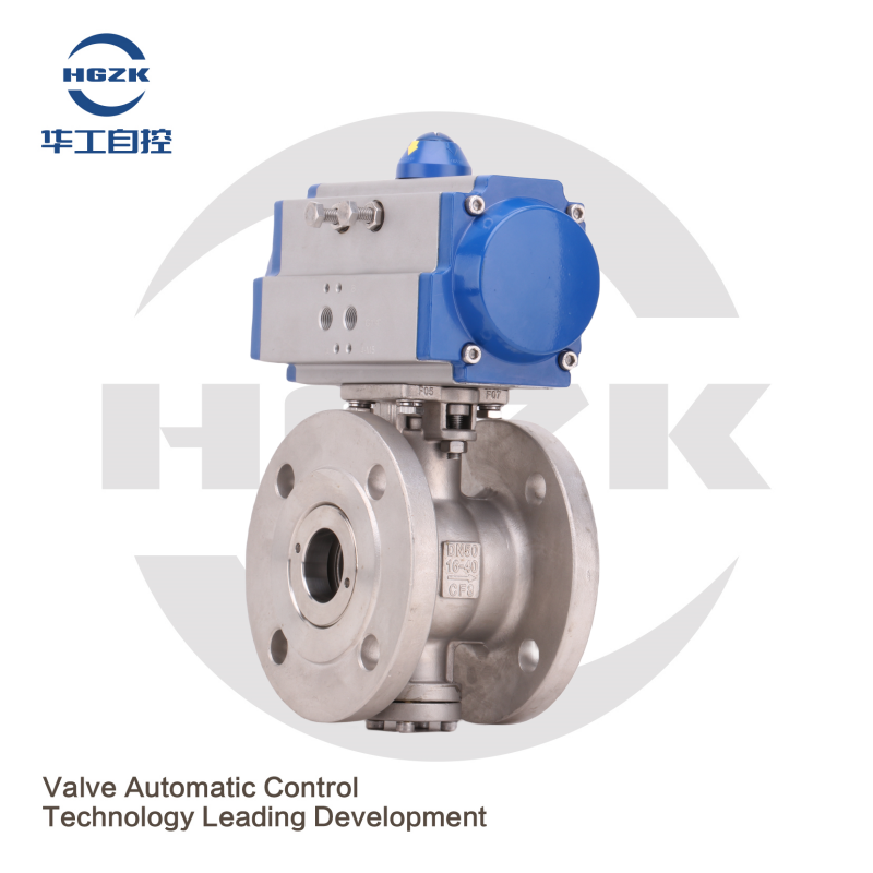 PQV-2PPH Pneumatic Italian-style Ultra-thin Ball Valve