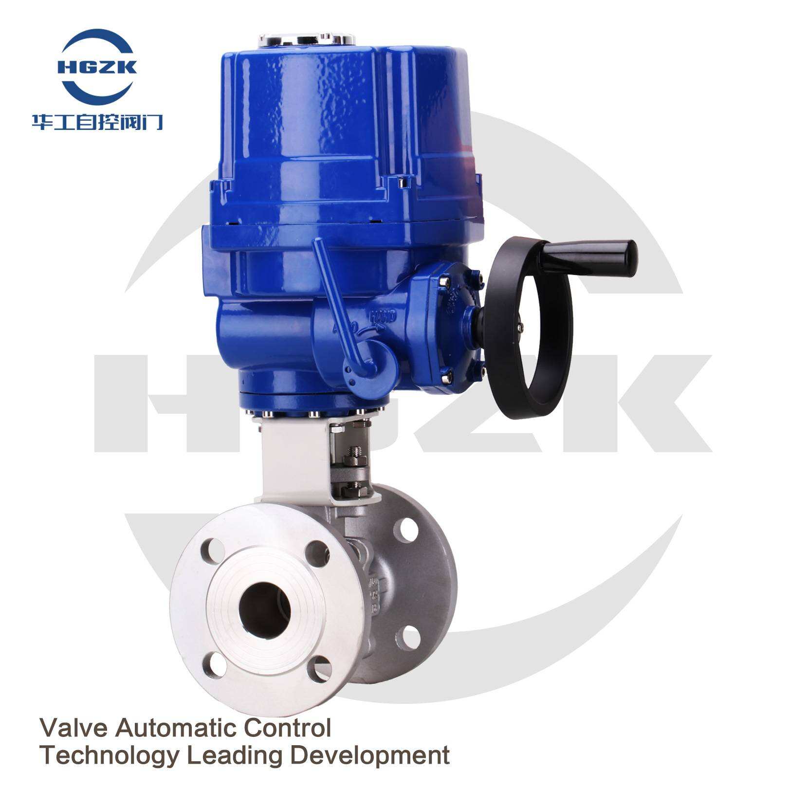 EQV-2PPF QT Explosion-proof Electric Stainless Steel Flange Ball Valve