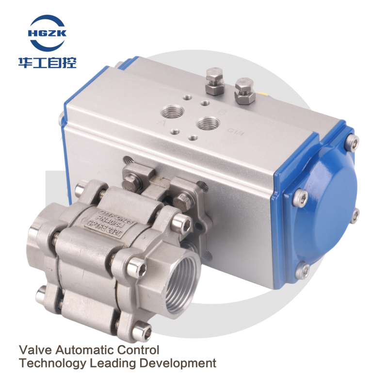 PQV-1PPL Pneumatic High Pressure Threaded Ball Valve