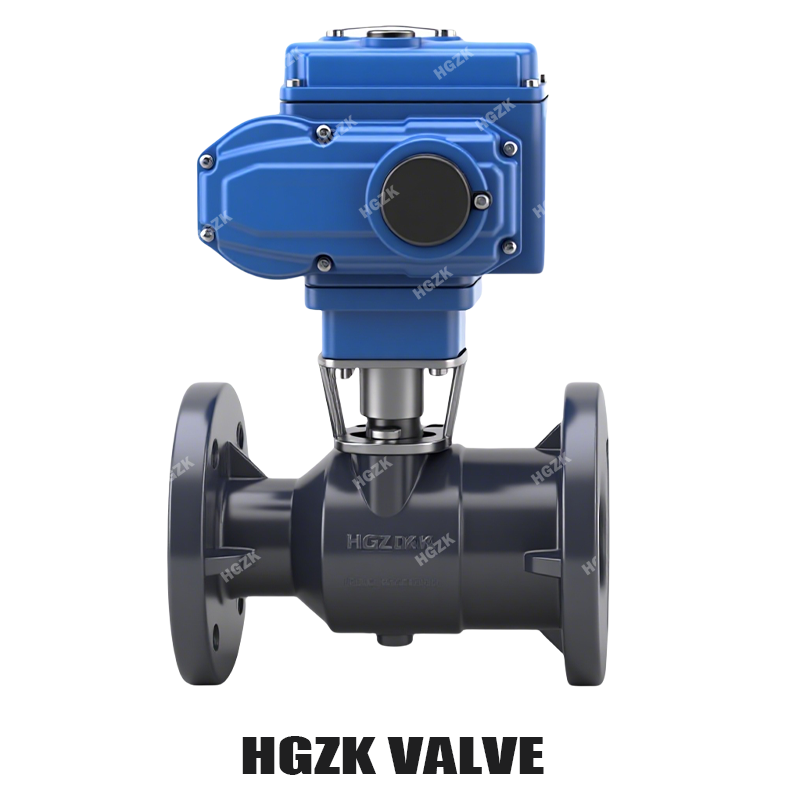 FRPP Electric Flange Ball Valve