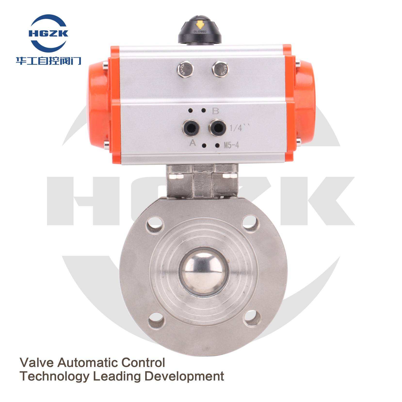 PQV-2PPH Pneumatic Italian Ultra-thin Ball Valve