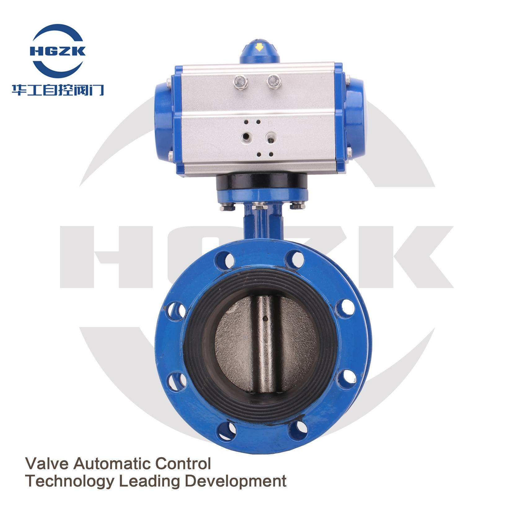 PDV-2QQX Pneumatic Flange Butterfly Valve