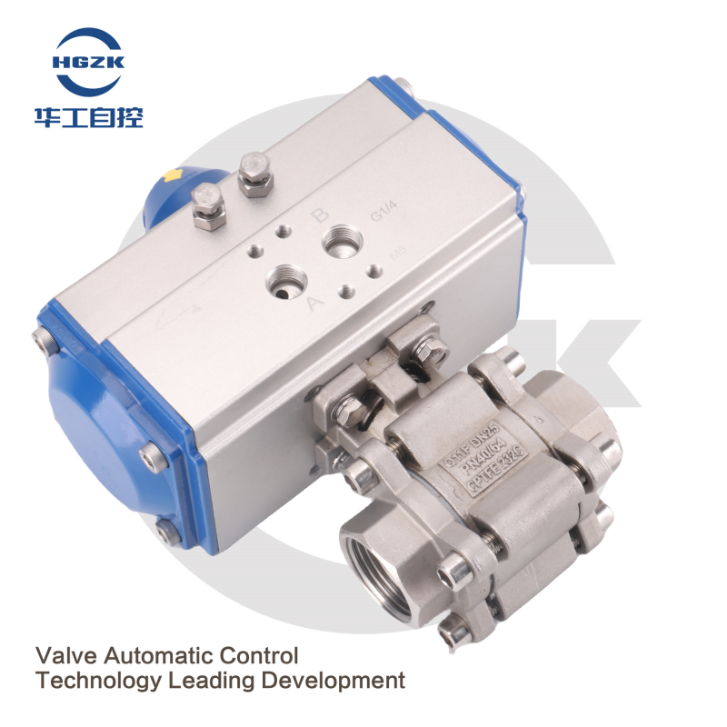 PQV-1PPL Pneumatic High Pressure Threaded Ball Valve
