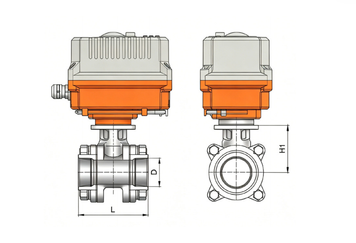 3-Piece Threaded High-Pressure Ball Valve
