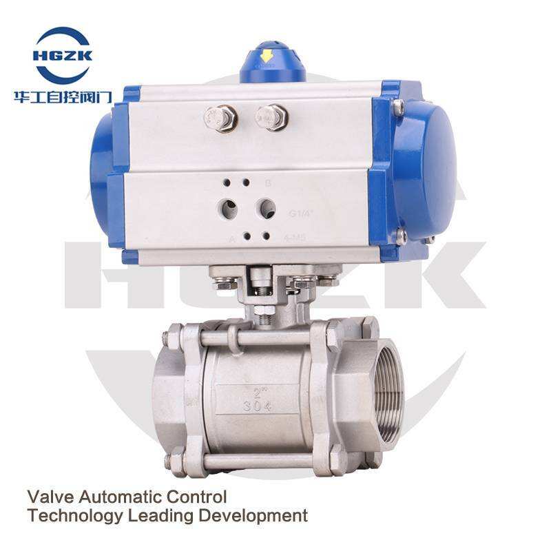 PQV-6PPF Pneumatic Threaded Ball Valve