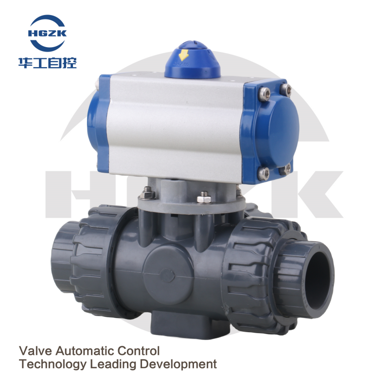 P3QV-8UUX Pneumatic Three-way Plastic Internal Thread Ball Valve