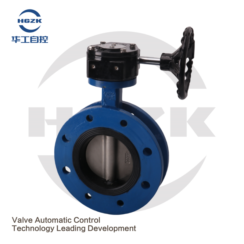 D341-16 Turbine Flange Butterfly Valve