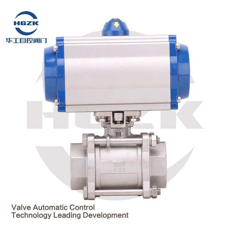 PQV-6PPF Pneumatic Threaded Ball Valve