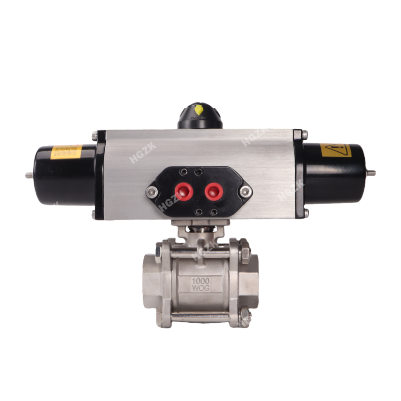Pneumatic Scotch Yoke Flange Ball Valve