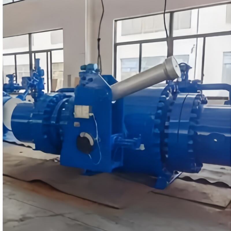 Water turbine inlet heavy hammer hydraulic control ball valve