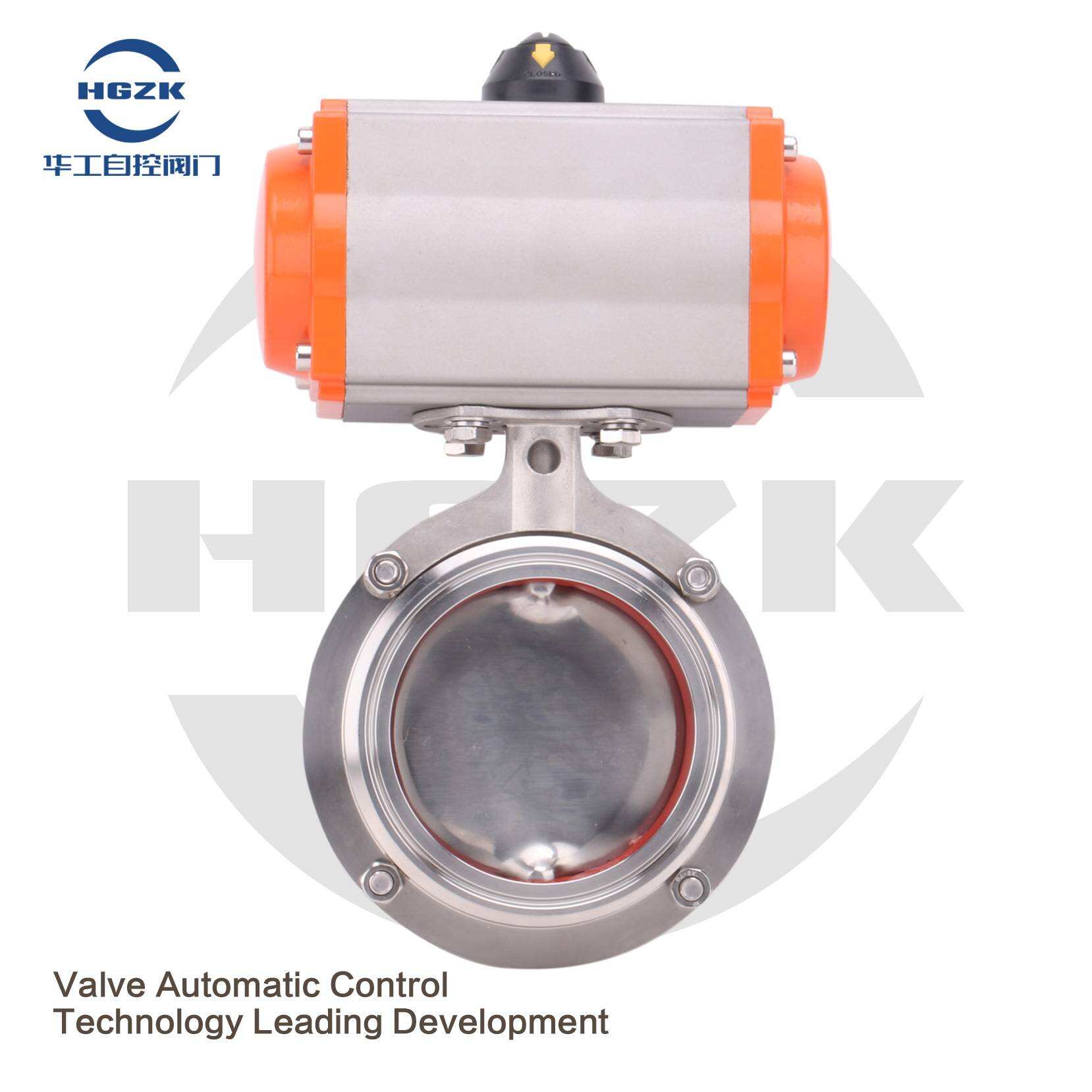 PDV-6PPG Pneumatic Sanitary Quick-install Butterfly Valve