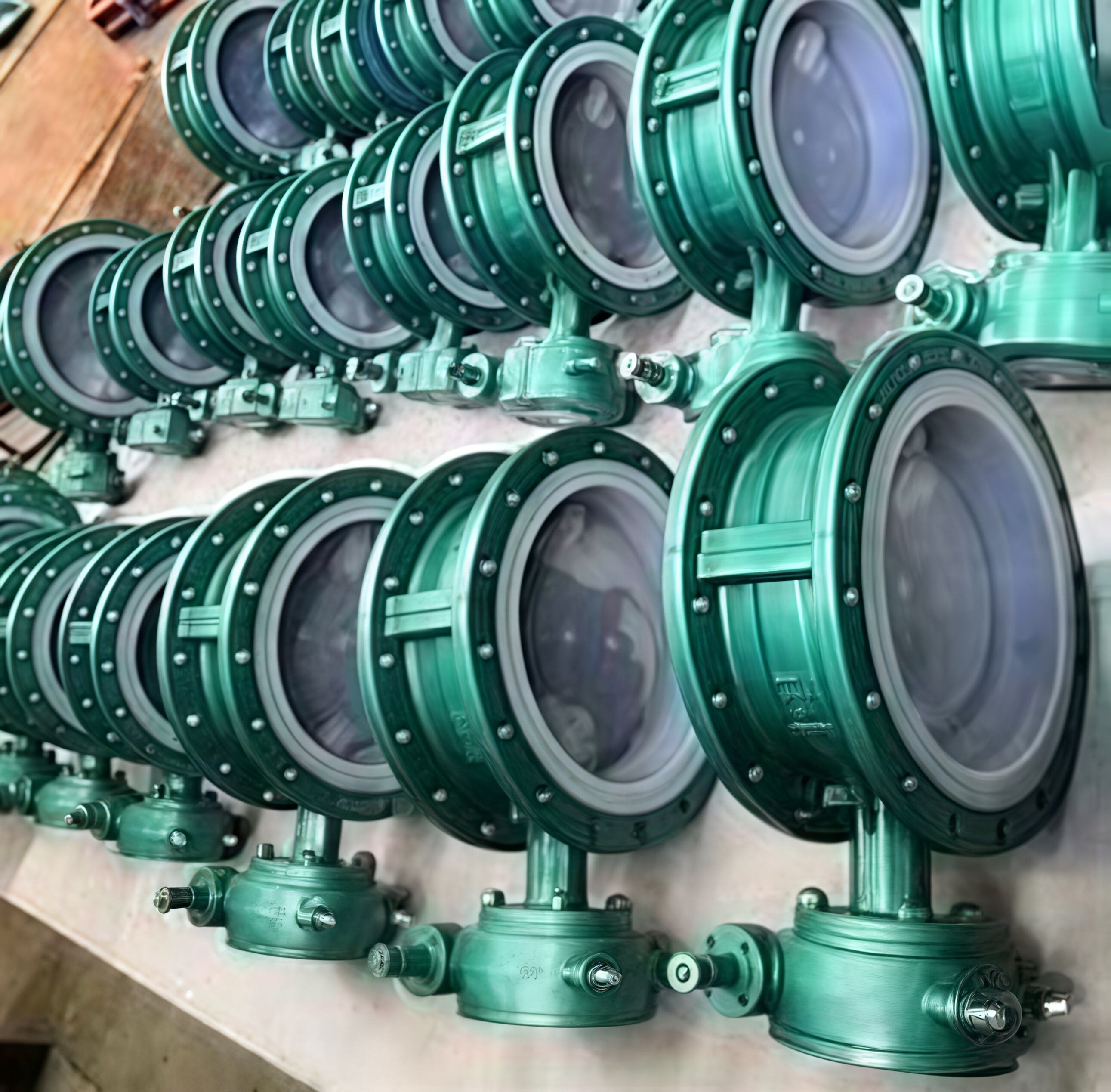 Turbine Lined Fluorine Butterfly Valve