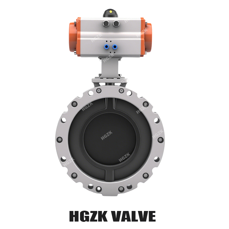 AT Series Pneumatic Powder Butterfly Valve
