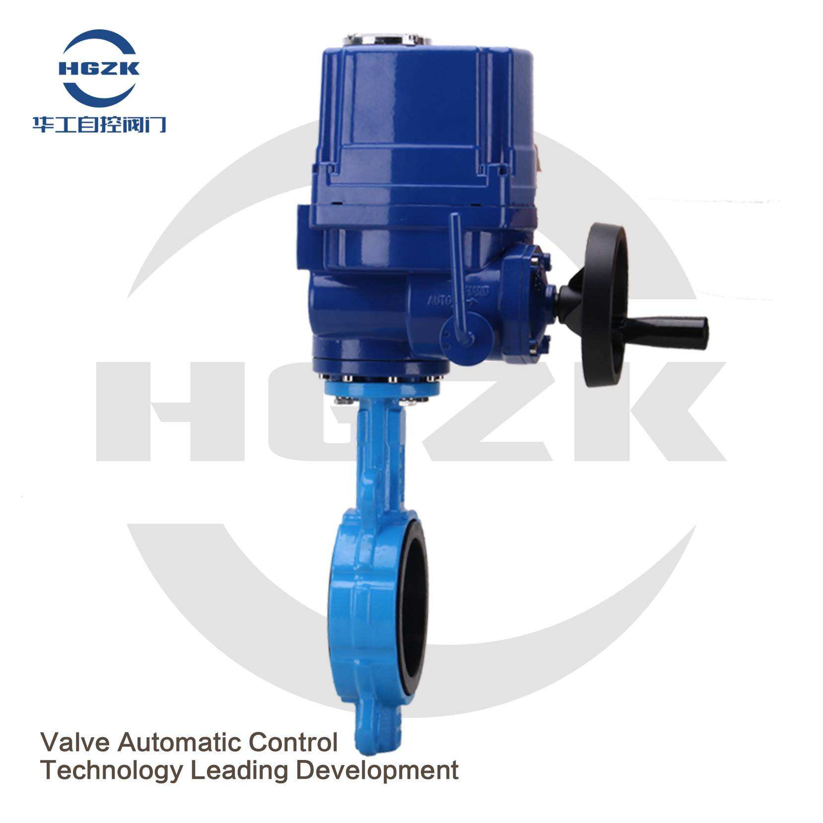 QT Electric Explosion-proof Handwheel Stainless Steel Plate Wafer Butterfly Valve