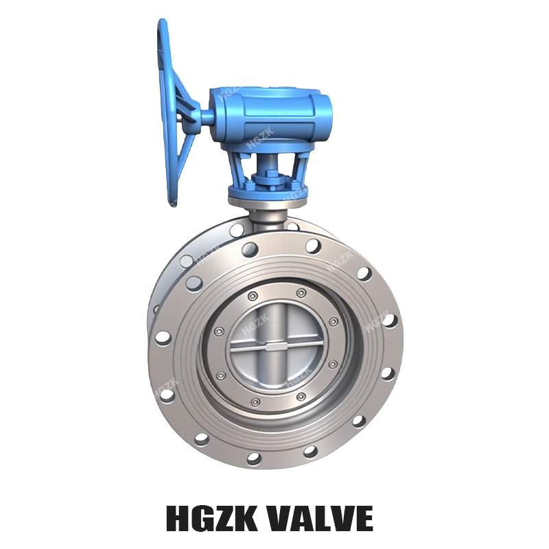 D343W-16 Turbine Flange Hard Seal Butterfly Valve