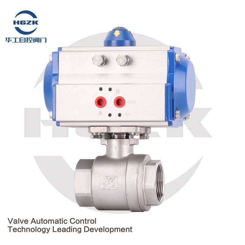 PQV-1PPF Pneumatic Two-piece Ball Valve