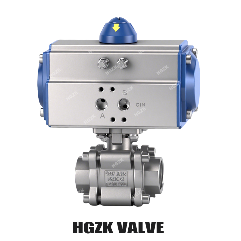 PQV-1PPL Pneumatic High Pressure Threaded Ball Valve