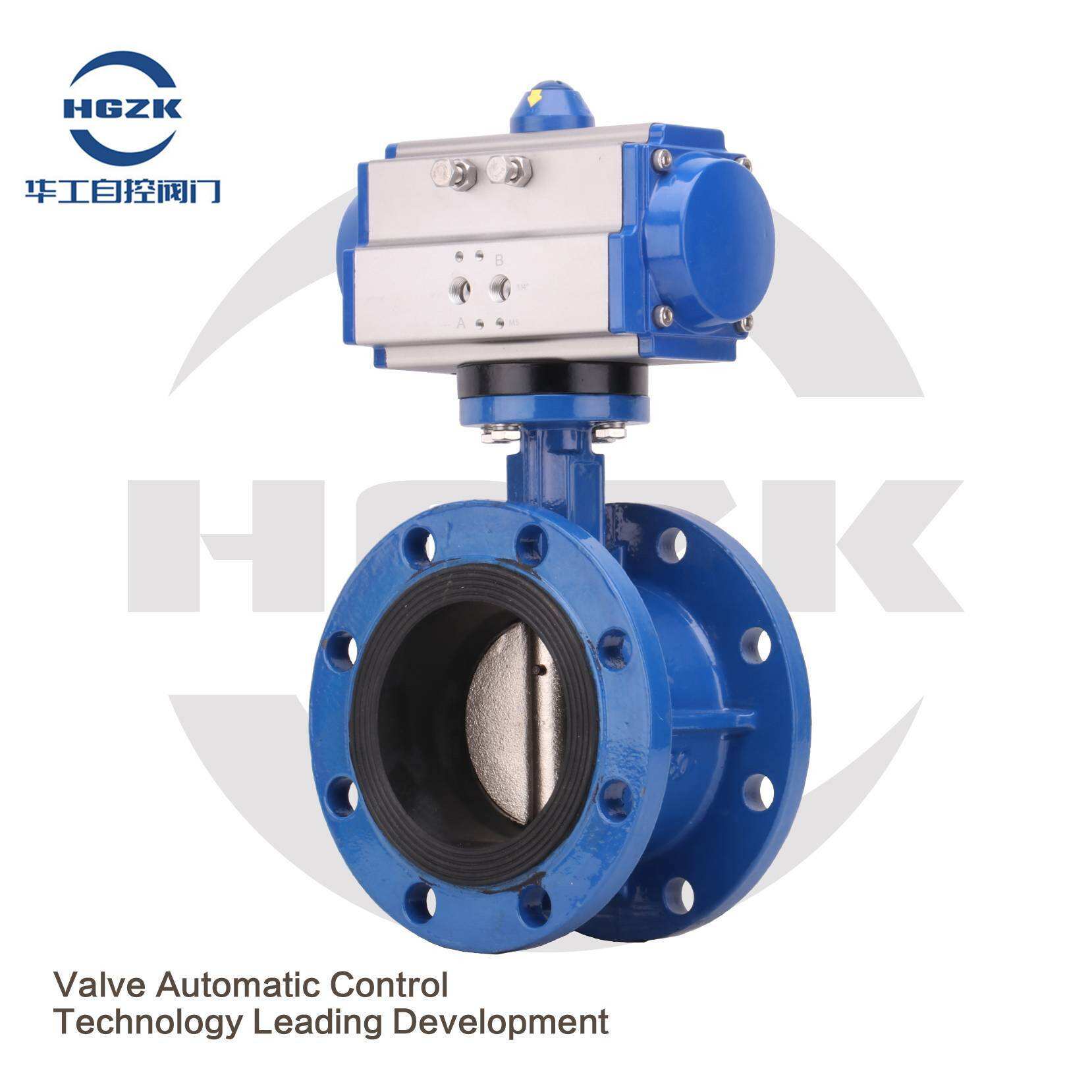 PDV-2QQX Pneumatic Flange Butterfly Valve