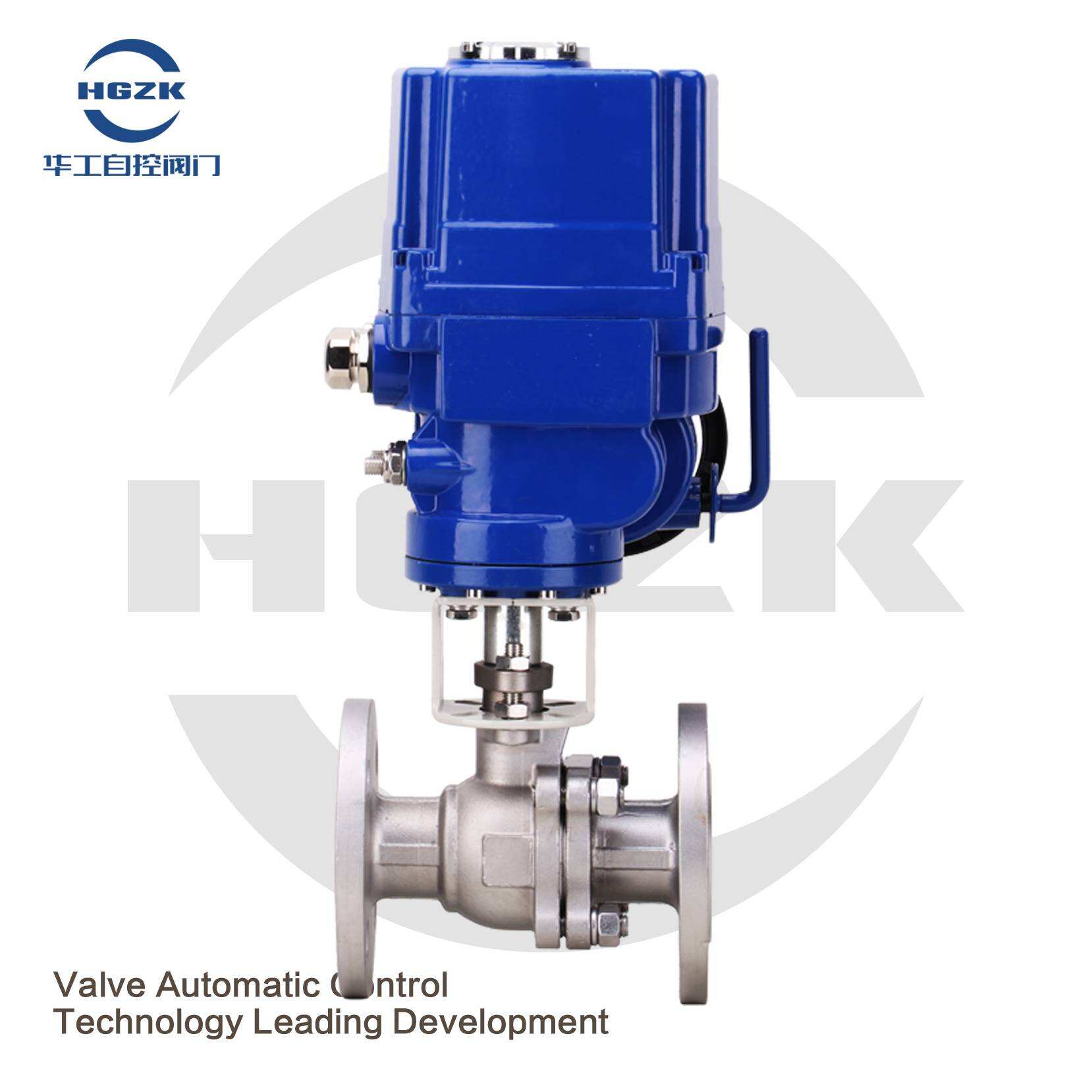 EQV-2PPF QT Explosion-proof Electric Stainless Steel Flange Ball Valve