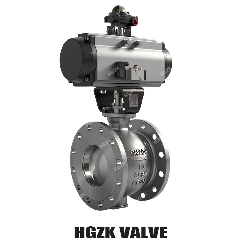 Pneumatic V-type Ball Valve
