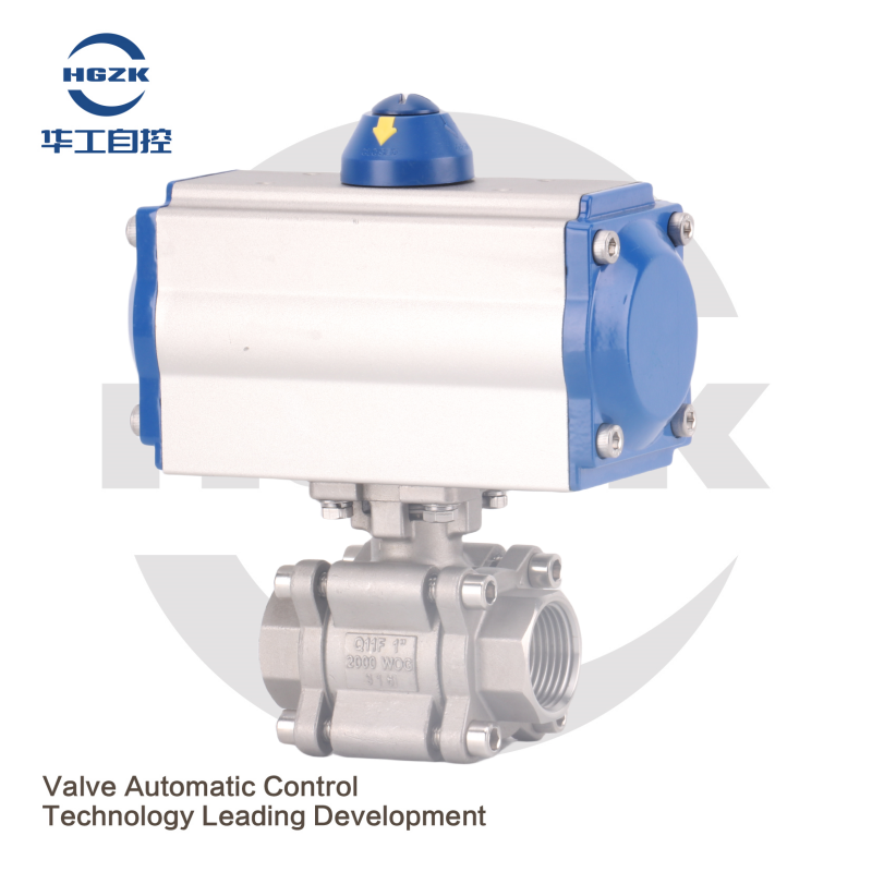 PQV-1PPL Pneumatic High Pressure Threaded Ball Valve