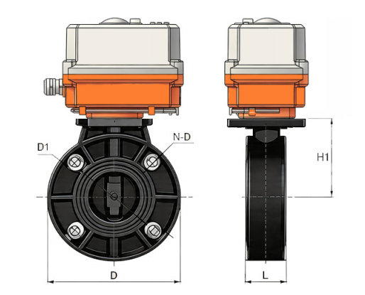 Plastic Butterfly Valve
