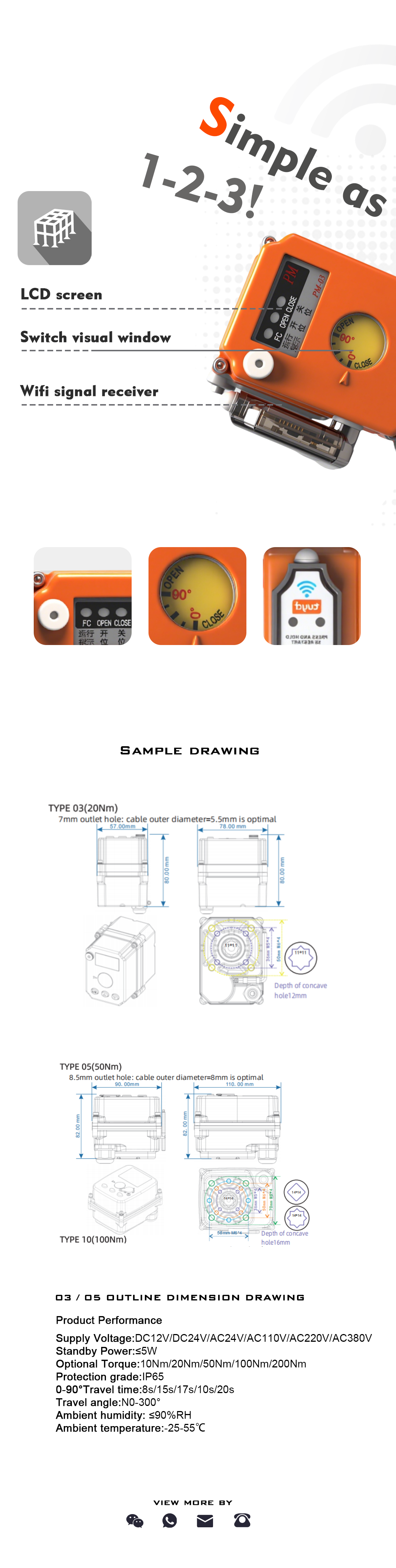 WiFi Smart UPVC Ball Valve