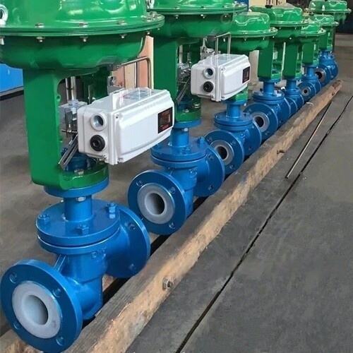Pneumatic Diaphragm Fluorine Lined Bellows Regulating Valve