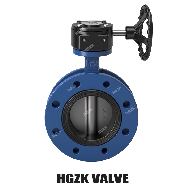 D341-16 Turbine Flange Butterfly Valve