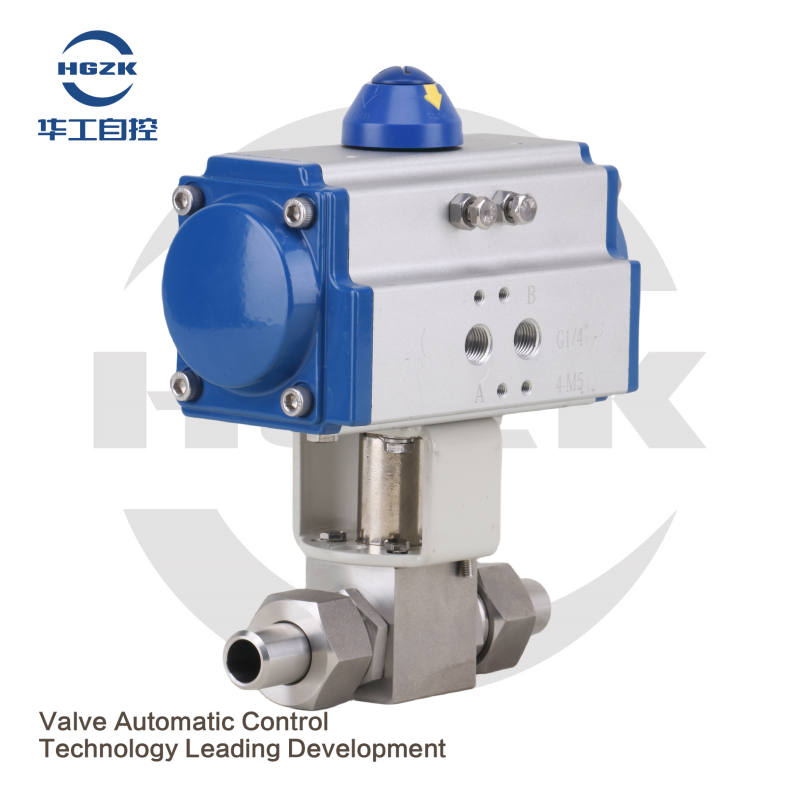 PQV-4PPL Pneumatic High Pressure Ball Valve