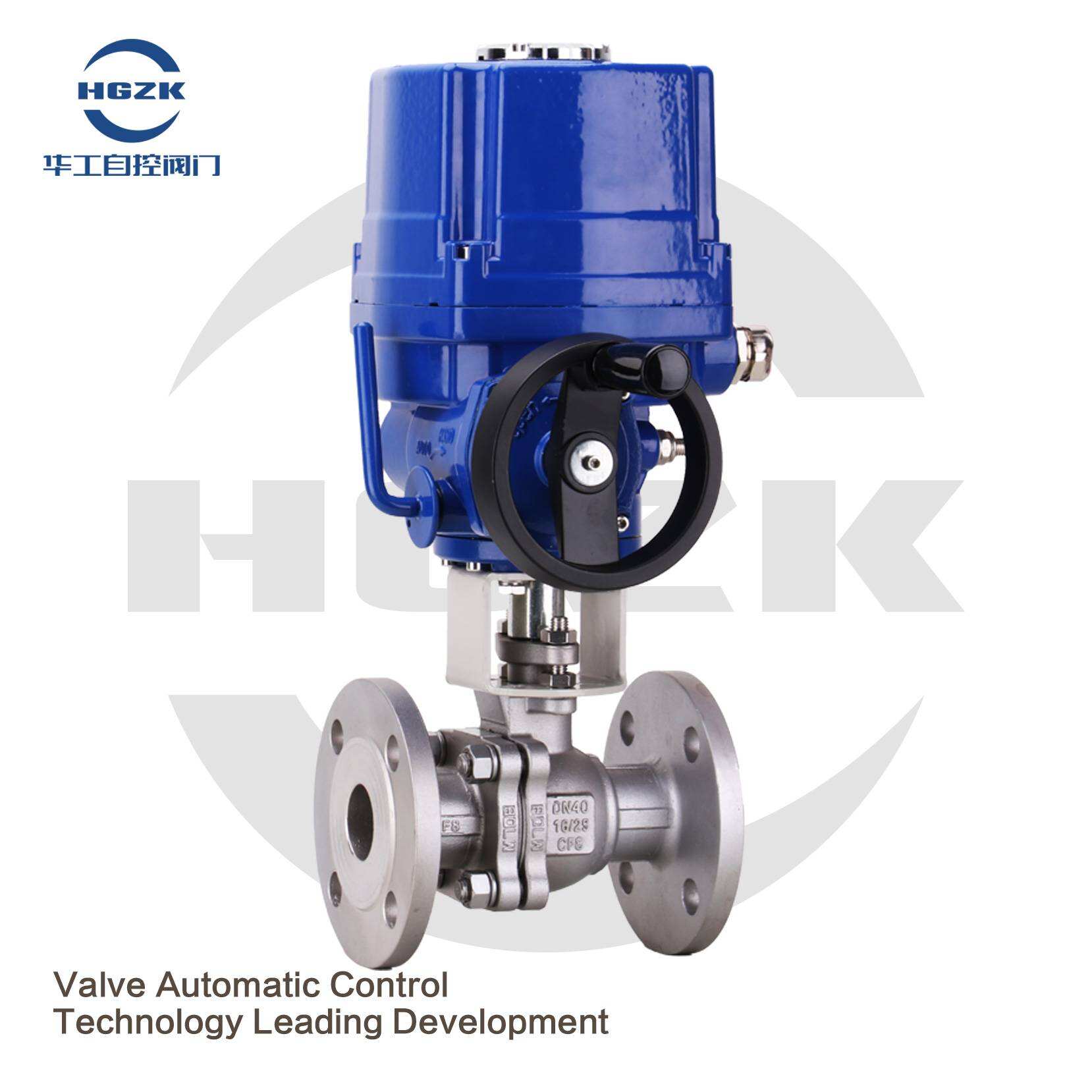 EQV-2PPF QT Explosion-proof Electric Stainless Steel Flange Ball Valve