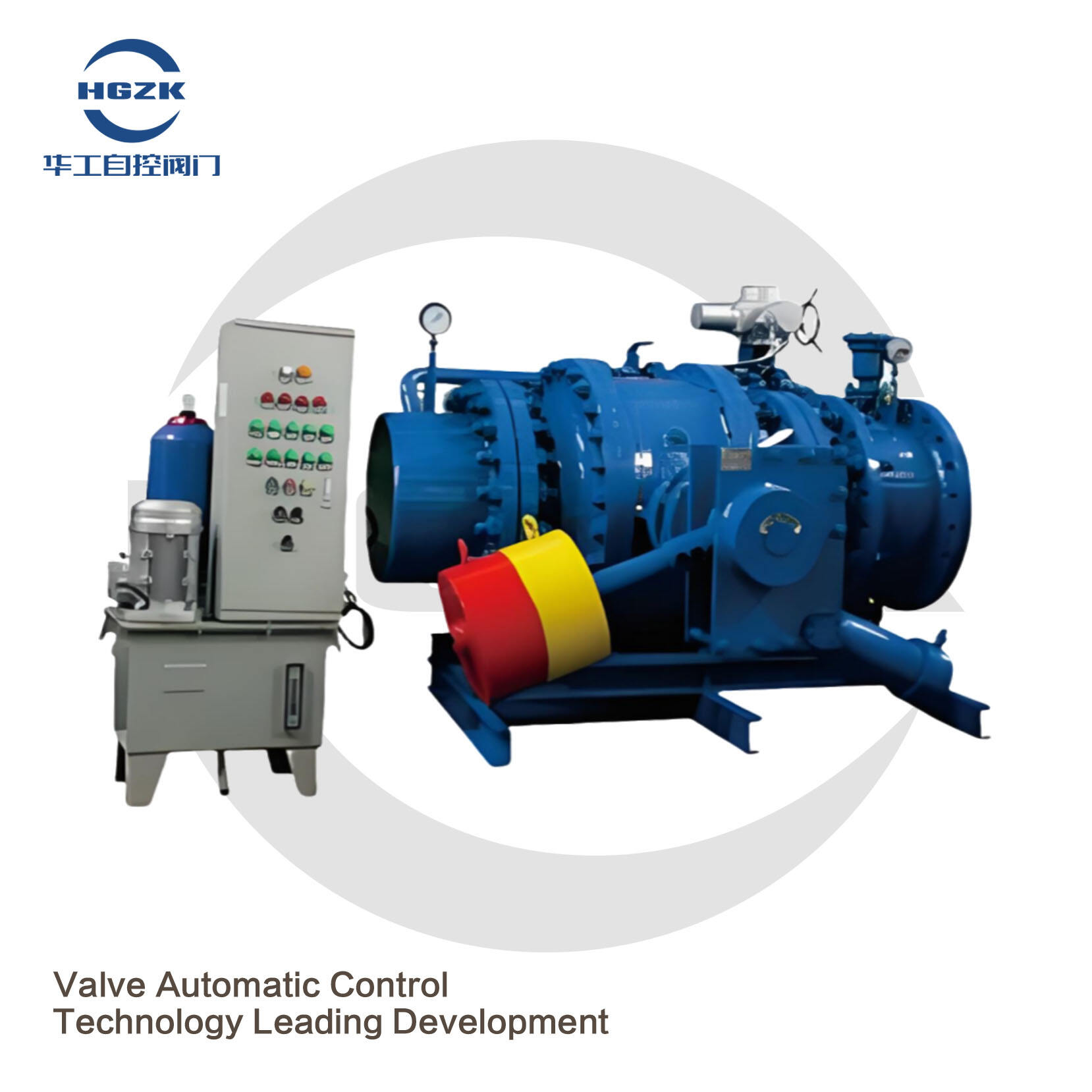Water turbine inlet heavy hammer hydraulic control ball valve