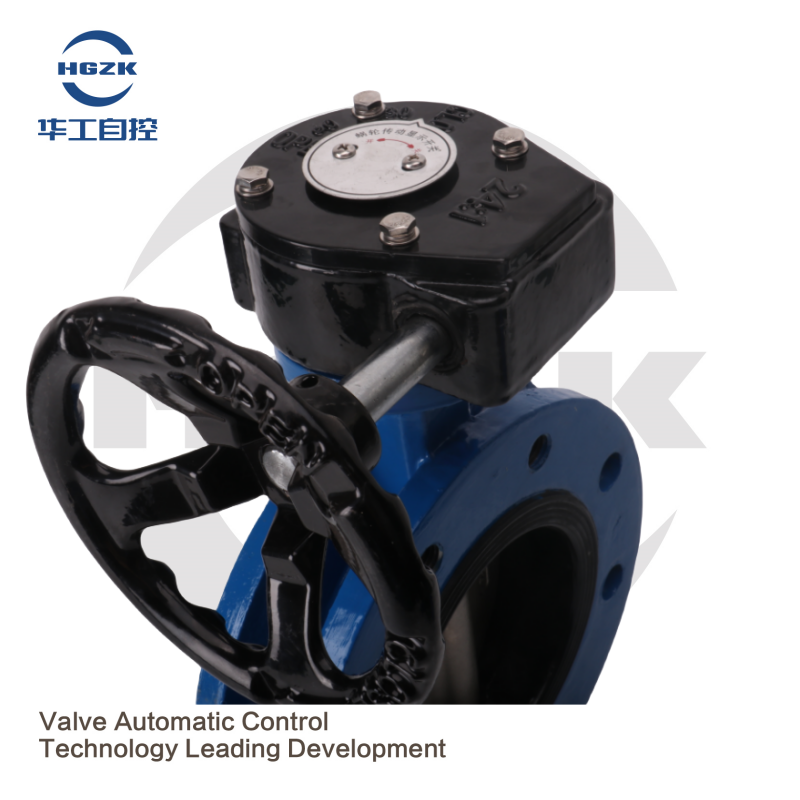 D341-16 Turbine Flange Butterfly Valve
