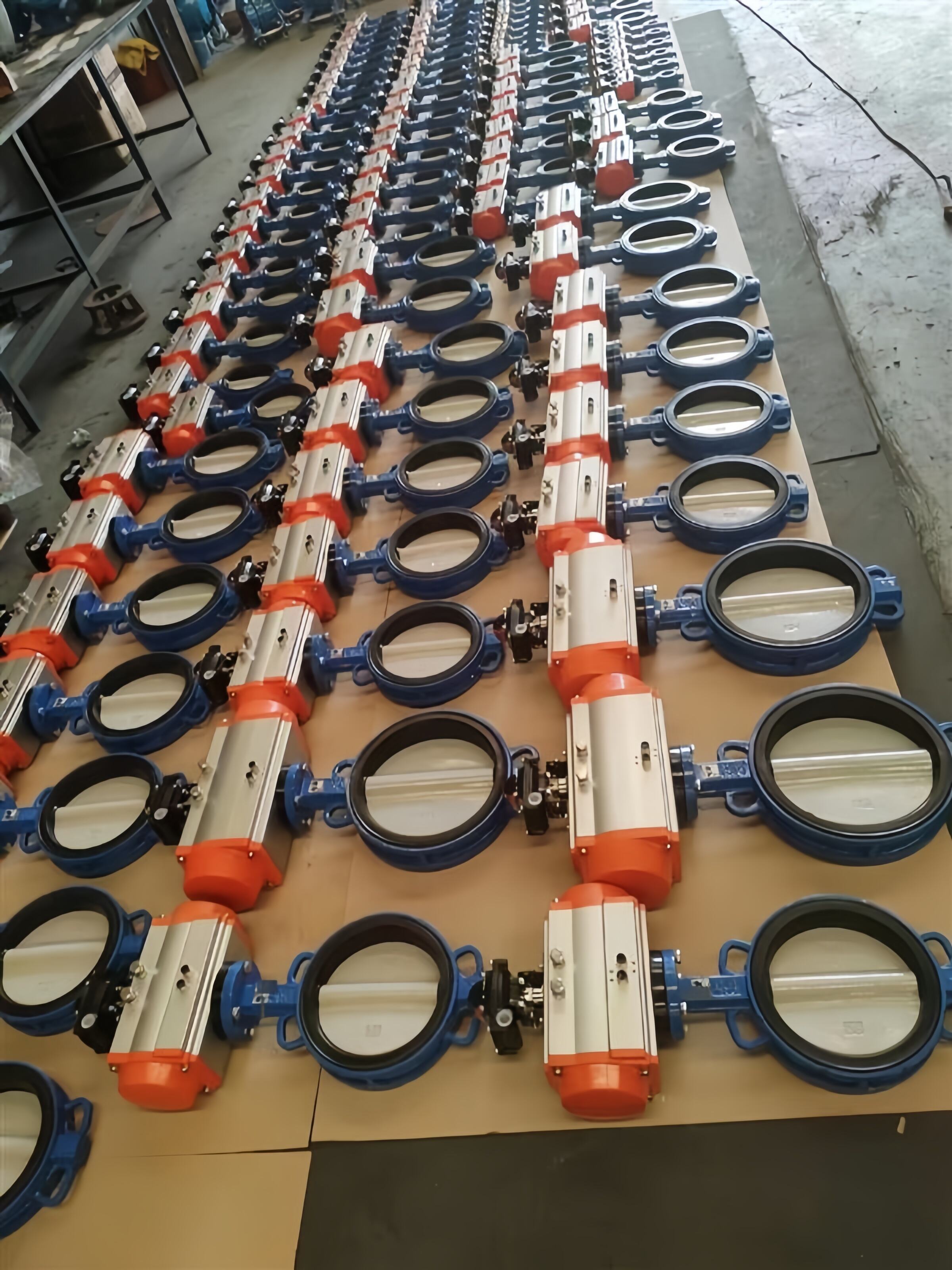 PDV-3PPF Pneumatic Wafer All Stainless Steel PTFE Butterfly Valve