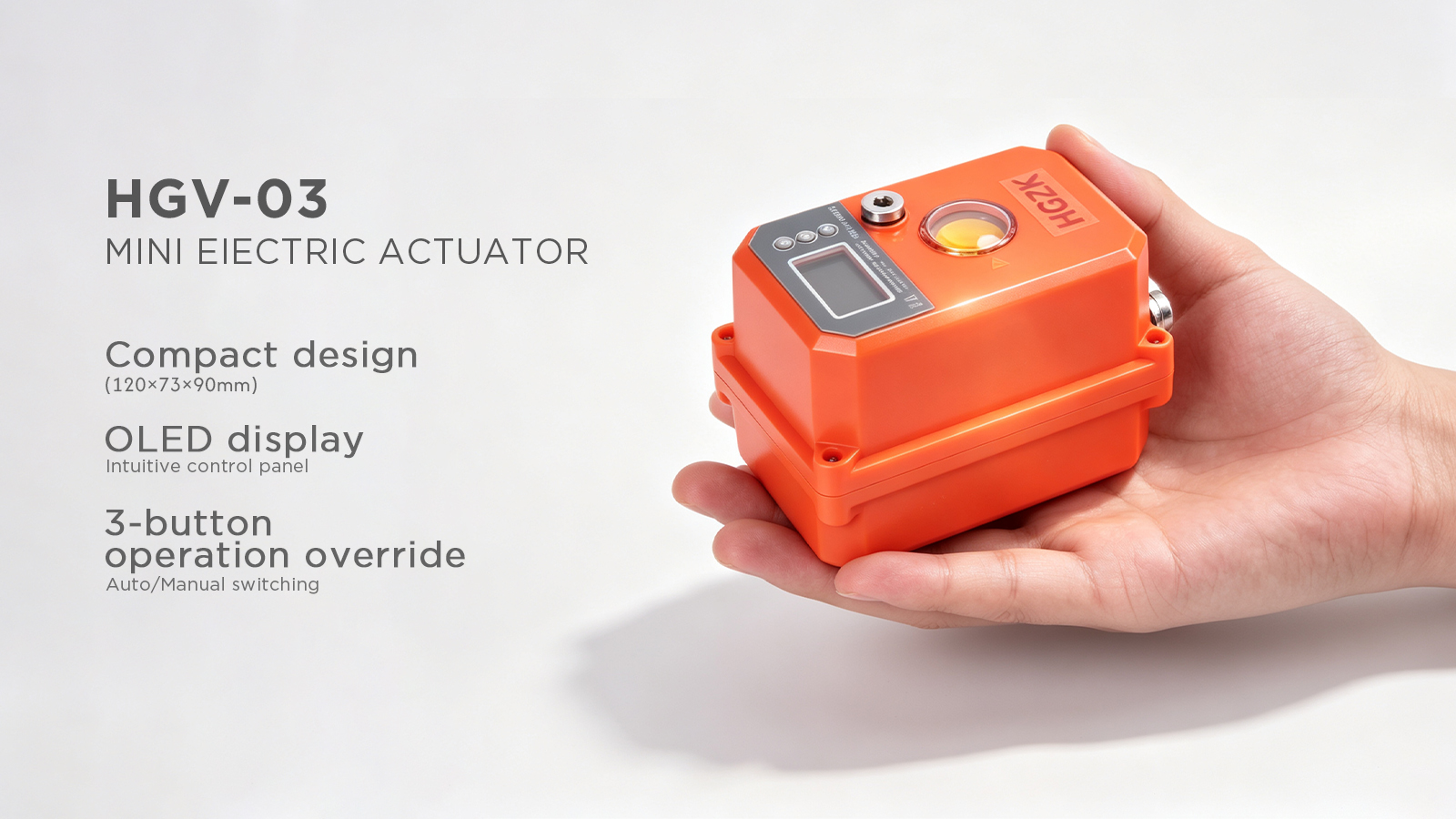 HGV Series Mini Electric Valve: Compact Design Empowers Intelligent Flow Control
